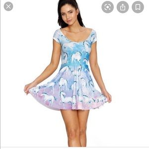 BLACKMILK UNICORN CAP SLEEVE SKATER SIZE XS